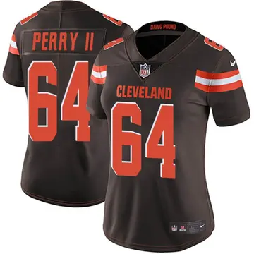 Nike Roderick Perry II Women's Limited Cleveland Browns Brown Team Color Vapor Untouchable Jersey