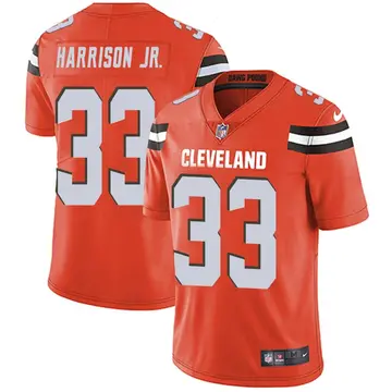 Nike Ronnie Harrison Jr. Men's Limited Cleveland Browns Orange Alternate Vapor Untouchable Jersey