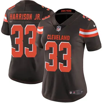 Nike Ronnie Harrison Jr. Women's Limited Cleveland Browns Brown Team Color Vapor Untouchable Jersey
