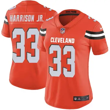 Nike Ronnie Harrison Jr. Women's Limited Cleveland Browns Orange Alternate Vapor Untouchable Jersey