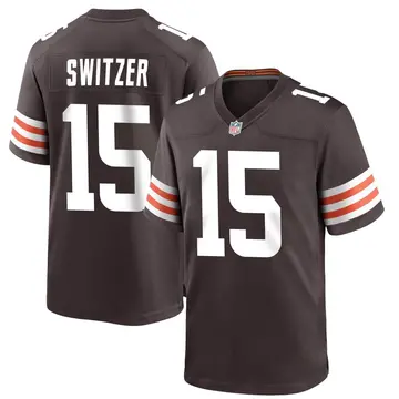 Nike Ryan Switzer Men's Game Cleveland Browns Brown Team Color Jersey