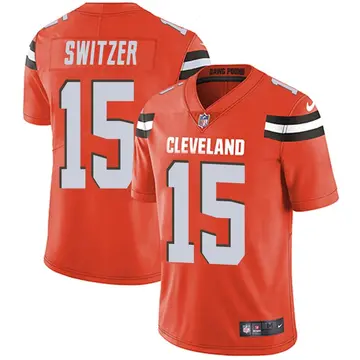 Nike Ryan Switzer Men's Limited Cleveland Browns Orange Alternate Vapor Untouchable Jersey