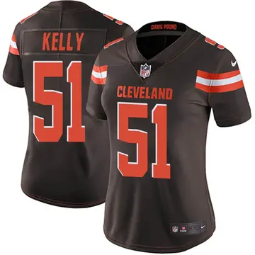 Nike Silas Kelly Women's Limited Cleveland Browns Brown Team Color Vapor Untouchable Jersey