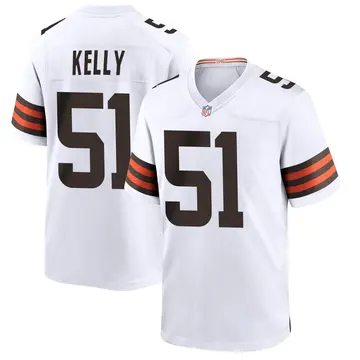 Nike Silas Kelly Youth Game Cleveland Browns White Jersey