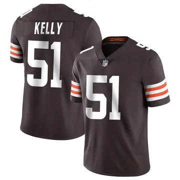 Nike Silas Kelly Youth Limited Cleveland Browns Brown Team Color Vapor Untouchable Jersey