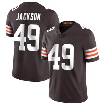 Nike Storey Jackson Men's Limited Cleveland Browns Brown Team Color Vapor Untouchable Jersey