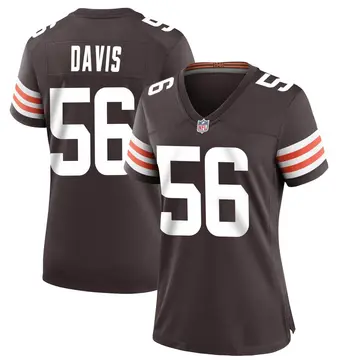 Nike Tae Davis Women's Game Cleveland Browns Brown Team Color Jersey
