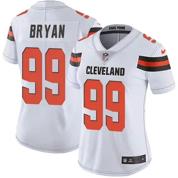 Nike Taven Bryan Women's Limited Cleveland Browns White Vapor Untouchable Jersey