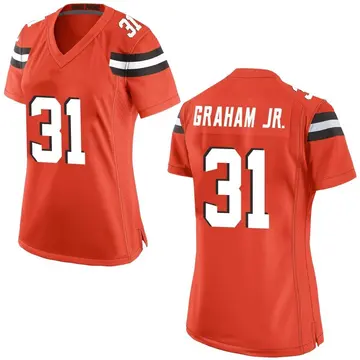 Nike Thomas Graham Jr. Women's Game Cleveland Browns Orange Alternate Jersey