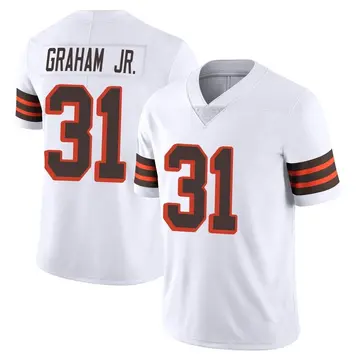 Nike Thomas Graham Jr. Youth Limited Cleveland Browns White Vapor 1946 Collection Alternate Jersey