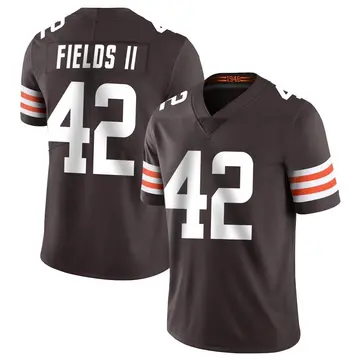 Nike Tony Fields II Men's Limited Cleveland Browns Brown Team Color Vapor Untouchable Jersey