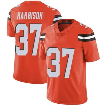 Nike Tre Harbison Men's Limited Cleveland Browns Orange Alternate Vapor Untouchable Jersey