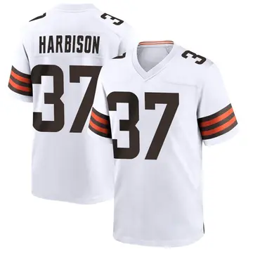 Nike Tre Harbison Youth Game Cleveland Browns White Jersey