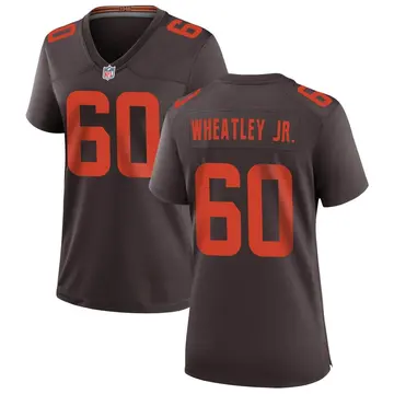 Nike Tyrone Wheatley Jr. Women's Game Cleveland Browns Brown Alternate Jersey
