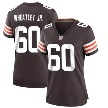 Nike Tyrone Wheatley Jr. Women's Game Cleveland Browns Brown Team Color Jersey