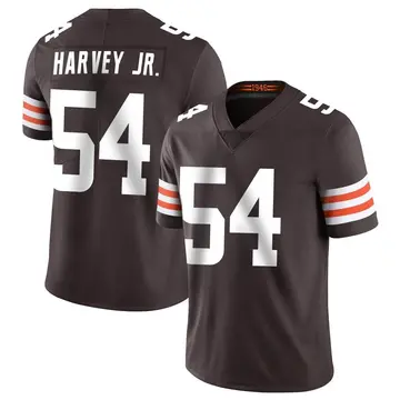 Nike Willie Harvey Jr. Men's Limited Cleveland Browns Brown Team Color Vapor Untouchable Jersey