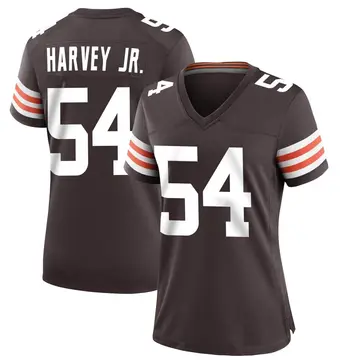 Nike Willie Harvey Jr. Women's Game Cleveland Browns Brown Team Color Jersey