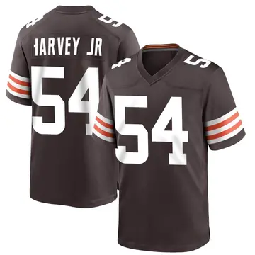 Nike Willie Harvey Jr. Youth Game Cleveland Browns Brown Team Color Jersey