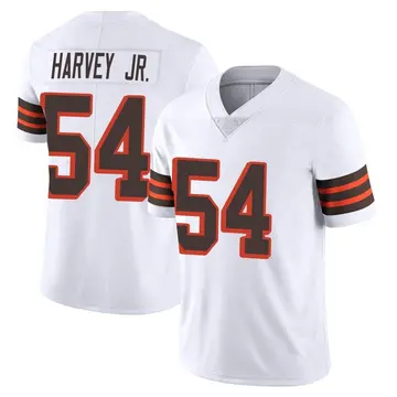 Nike Willie Harvey Jr. Youth Limited Cleveland Browns White Vapor 1946 Collection Alternate Jersey