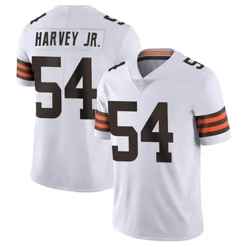 Nike Willie Harvey Jr. Youth Limited Cleveland Browns White Vapor Untouchable Jersey