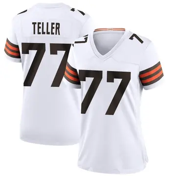 Nike Wyatt Teller Women's Game Cleveland Browns White Jersey
