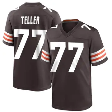 Nike Wyatt Teller Youth Game Cleveland Browns Brown Team Color Jersey