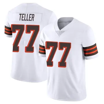 Nike Wyatt Teller Youth Limited Cleveland Browns White Vapor 1946 Collection Alternate Jersey