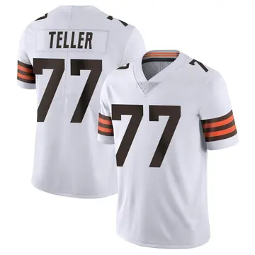 Nike Wyatt Teller Youth Limited Cleveland Browns White Vapor Untouchable Jersey
